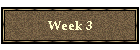 Week 3