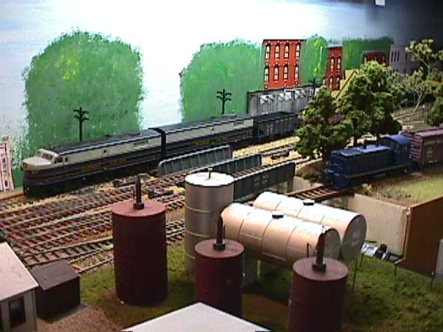 B&O FA2/FB, number 823 and 823X, crossing Watts Branch.