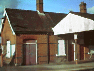 West end of station buildings.