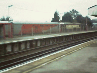Serco test train, Trailing coach & Loco 73101.