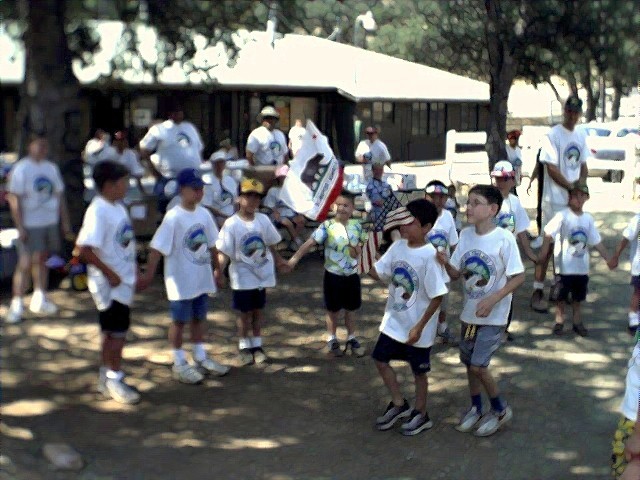 opening ceremony for our first ever Pack-wide camp out