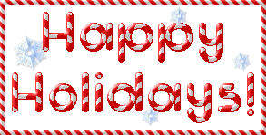 HAPPY HOLIDAYS!