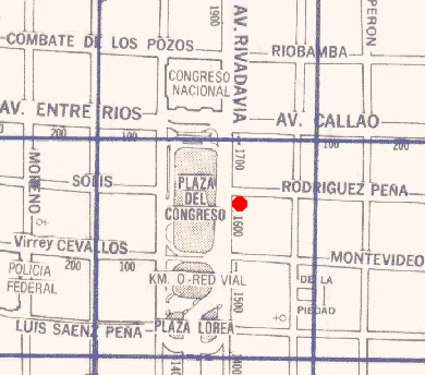 Plano zona Congreso