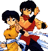 Ranma and Akane, ready for action!