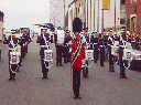 Band getting ready to parade