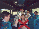 Passengers are stunned when a show of strength takes place on the bus.