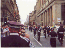 If you look closely you can see Jim skipping through the drummers with his cymbals