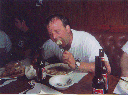 Ray tackles a spud on his 4th plate of dinner