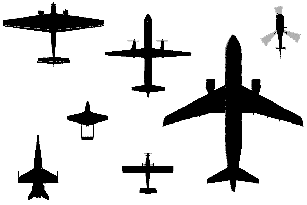 Scegliere il tipo di aereo