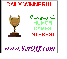 Daily Winner, Category of Interest, www.SetOff.com