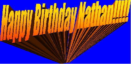 Happy Birthday Nathan!