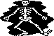 dancing skeleton