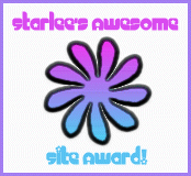 Starlee's Awesome Site Award!