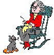 granny n cat