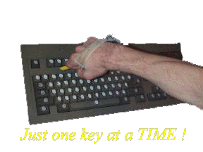 I can only type one key at a time !
