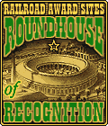 The Roundhouse of Recognition(TM) badge of honor with the Railroad Award Sites program at smokin.kvrr.net