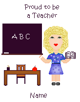 Proud to be a Teacher/Blonde