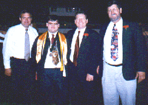 Mr. Brown, principal; me, Mr. Casteel, assistant principal, and Mr. Crow, assistant principal