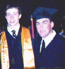 Cameron (the Salutatorian) and Nathan