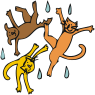 rains