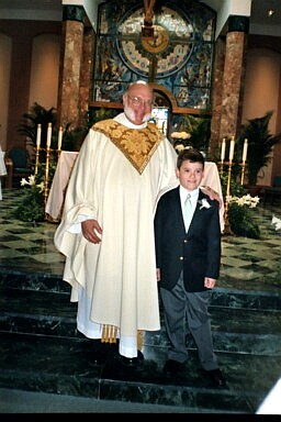 Cousin Brian after His First Communion