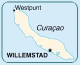 Map of Curacao