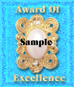 Award of Excellence - Sample