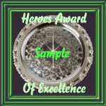 Heroes Award Of Excellence - Sample