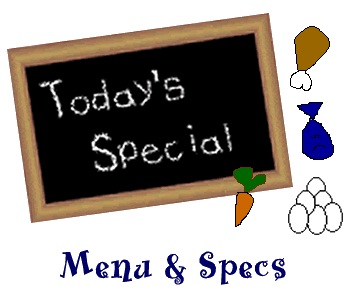 My Menu and BARF Specifics