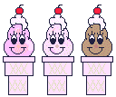 Animated icecreams