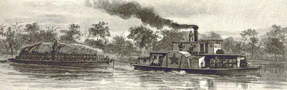 059 Wool Barge on the Darling