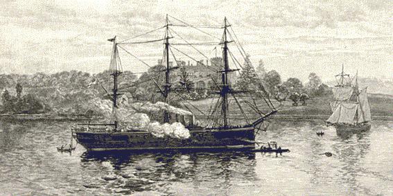 066 Government House and H.M.S. 'Nelson'