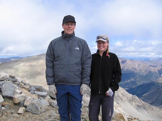 Made it in spite of all the extra weight in my pack - Grays Peak Torreys Peak