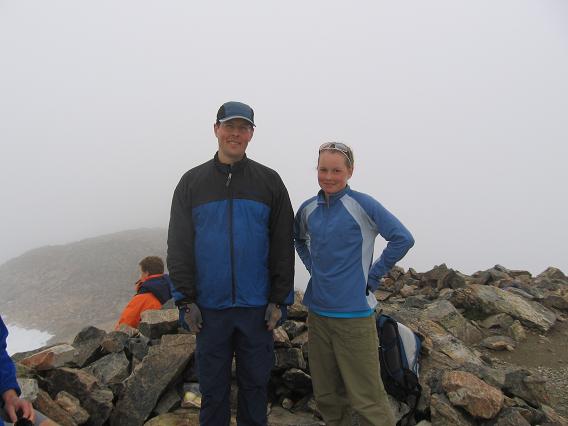 Summit photo, no wind, nice - LaPlata Peak