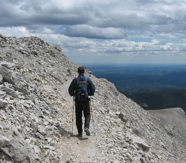 Heading back down a good day for sure - Moose Mountain