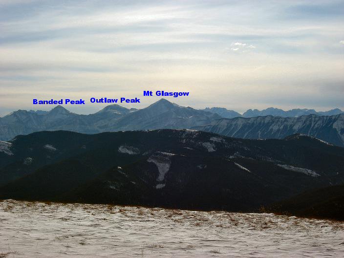 Some big peaks to the South West - Prairie Mountain