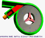 Tesla Turbine Animation