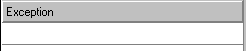 Exceptions interface