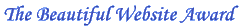 the beautiful website award