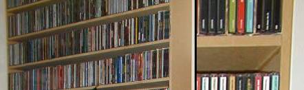 Home made CD rack