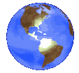spinning globe