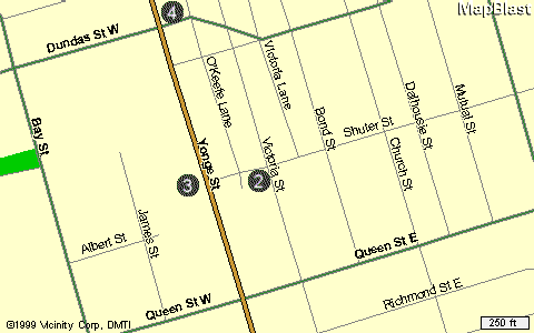 Massey Hall area