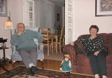 Cyril & Enid at home