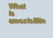 amoxicillin side affects