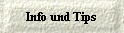  Info und Tips 