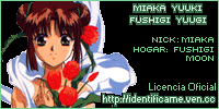 Soy Miaka Yuuki.Este es mi DNI.De la Sacerdotiza de Suzaku,cuando kerais me pasais a visitar dentro del libro xDD