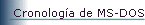 Cronología de MS-DOS