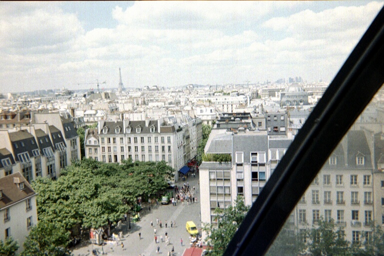 The view from the Pompidou Centre