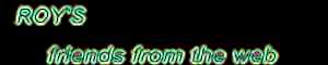 banner for Roy's friends from the web site