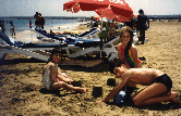 Christine, George and I on Lady's Mile Beach